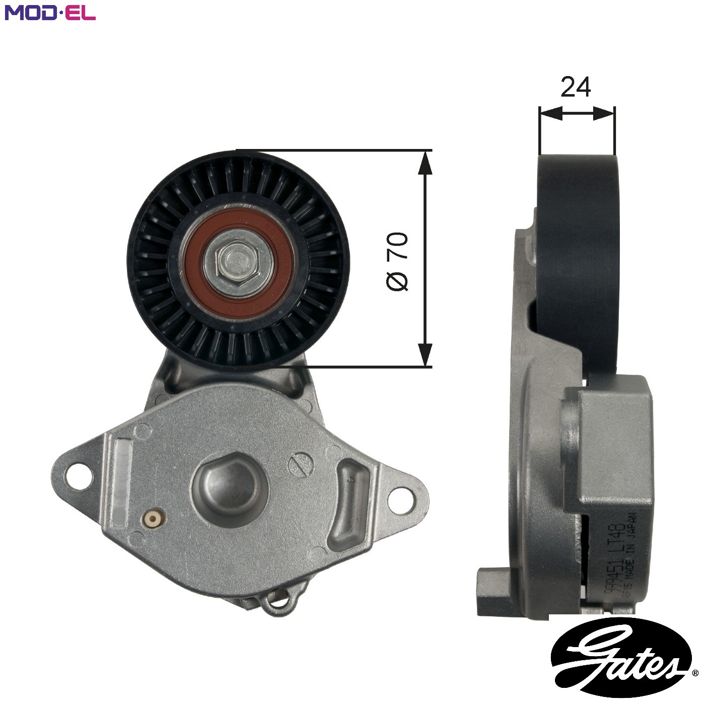 Gates Drivealign V-Ribbed Belt Tensioner - T39246 - Equivalent to OE Quality - Image 9