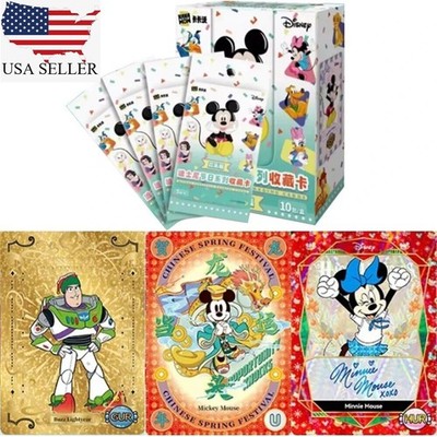 Kakawow Disney Mickey JOY Edition Festivals Trading Cards Booster Box 10 Pack US