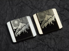 Handmade Camera Hot Shoe Cover Cap Mountain Sun For Fuji Canon Nikon Sony Leica