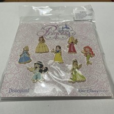 Disney Pins Princess 7 Pin Booster Set BRAND NEW Sealed 2012