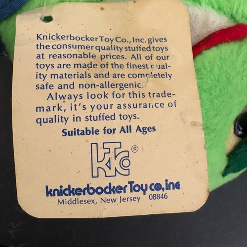 Vintage1970's Knickerbocker Animals Of Distinction Country Frog In Overalls RARE - Picture 4 of 6