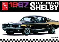 AMT 1967 Shelby Mustang GT350 (White) 1/25 Scale Model Kit [New Toy]