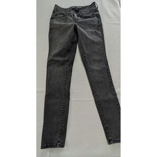 Universal Thread Skinny Jeans Womens 8/29R Black Excellent Washed Denim Mid Rise