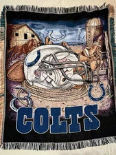 Indianapolis Colts Woven Tapestry Throw Blanket The Northwest Company