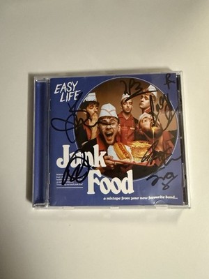 Easy Life - Junk Food  Cd Signed Autographed Hard Life
