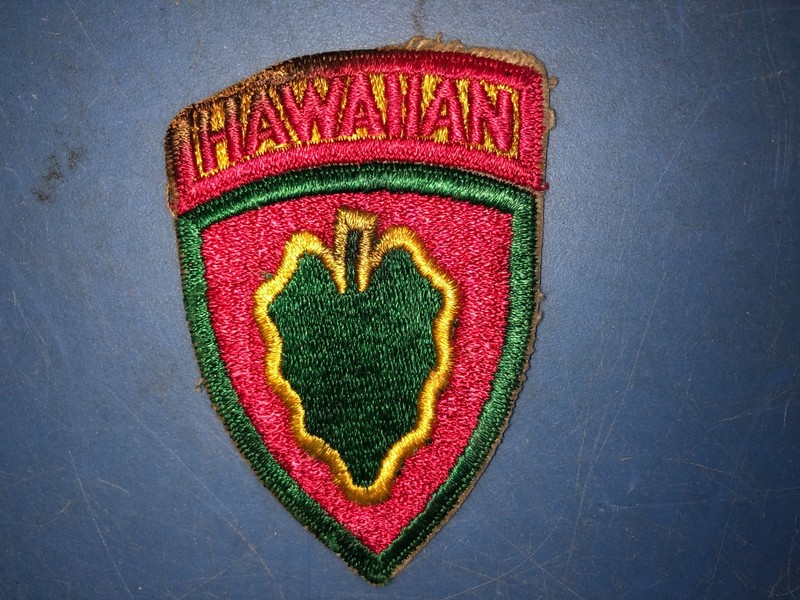 World War II US Army 24th INFANTRY Division HAWAIIAN Division Variation Patch