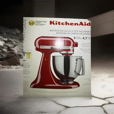 KitchenAid  Artisan Tilt-Head Stand Mixer with Pouring Shield, 5-Qt, Empire Red