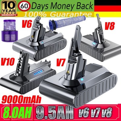 95000mAh Akku für Dyson V6 V7 V8 V10 Absolute SV10 SV12 SV11 Animal Motorhead DE