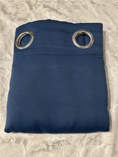 MYSKY HOME Navy Blue Blackout Curtain Single Panel 52"x84" Triple Weave Grommet