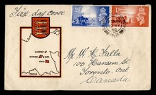 DR WHO 1948 GB GUERNSEY FDC GERMAN OCCUPATION LIBERATION CACHET COMBO M71653