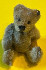 Alter Mini Mechanik B&auml;r Stopf K&ouml;rper Gelenke Mohair Fell 9cm Sammlerst&uuml;ck Deko