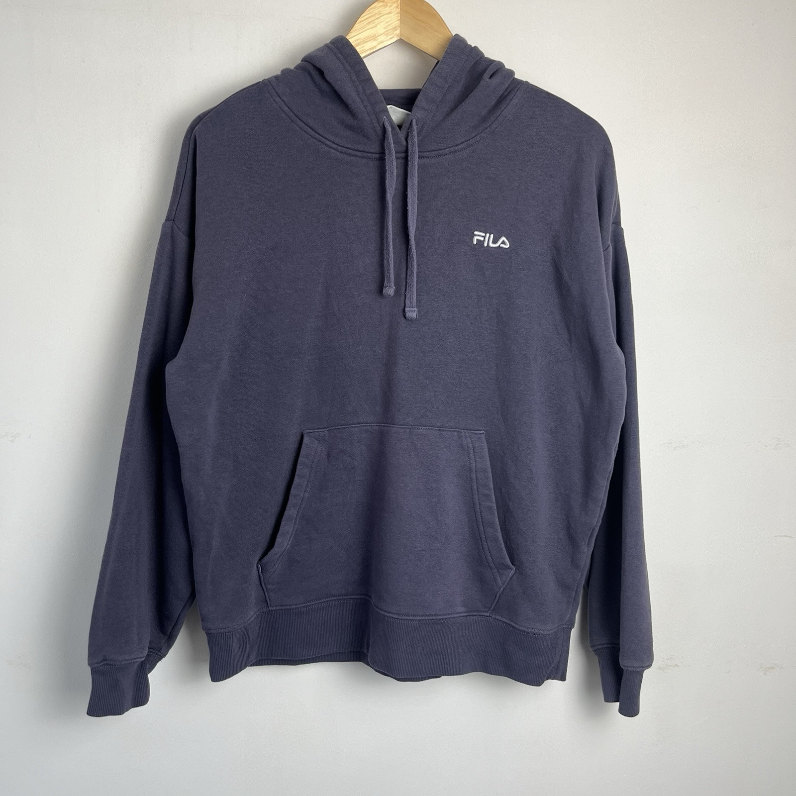 FILA Felpa con Cappuccio Uomo Pullover Viola Grande
