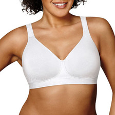 Playtex 18 Hour Cotton Stretch Ultimate Lift  Support Full Coverage WirelessBra