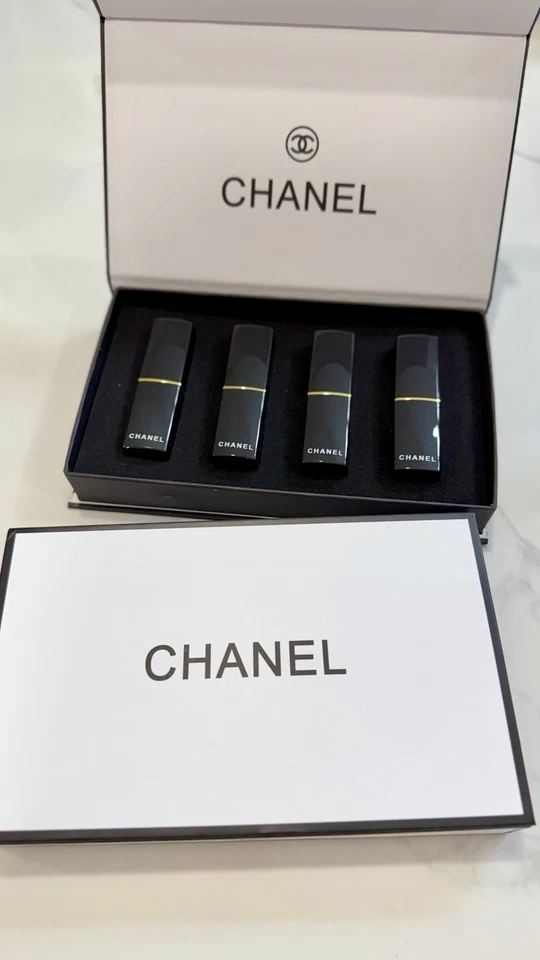 Chanel Rouge Allure Mini Lápiz Labial Set 4 Tonos Rojo Intenso Foto 4 de 4