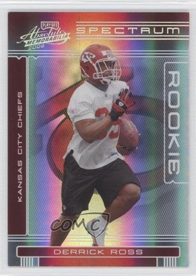 2006 Playoff Absolute Memorabilia Spectrum Silver Derrick Ross Rookie RC 0h3