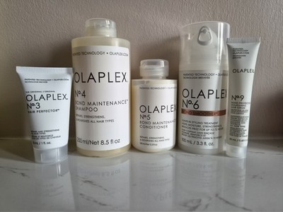 Olaplex Hair Set No.3, No.4 Shampoo No.5 Conditioner No.6 Leave in, No.9 Serum