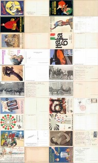 postcards ADVERTISING lot 20 pieces code 024 U
