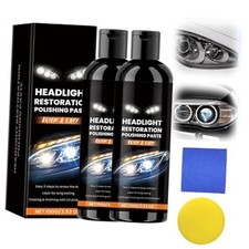 2PCS Headlight Stain Remover Polishing Paste, 2025 New Professional Car