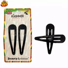 2 Large Metal Sleepy Hair Pins 10cm Snap Bendies Sleepies Black 2696