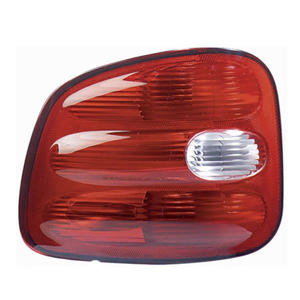 For 1997-2000 F-150 Rear Left Tail Lights Red & Clear Plastic F85Z-13405-BA V
