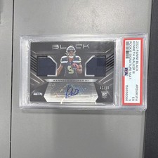 2022 Panini Black Kenneth Walker III Rookie Signature MAT.
