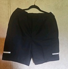 FedEx Stan Herman Shorts 12R 32" Navy Reflective Cargo 9" Uniform Employee