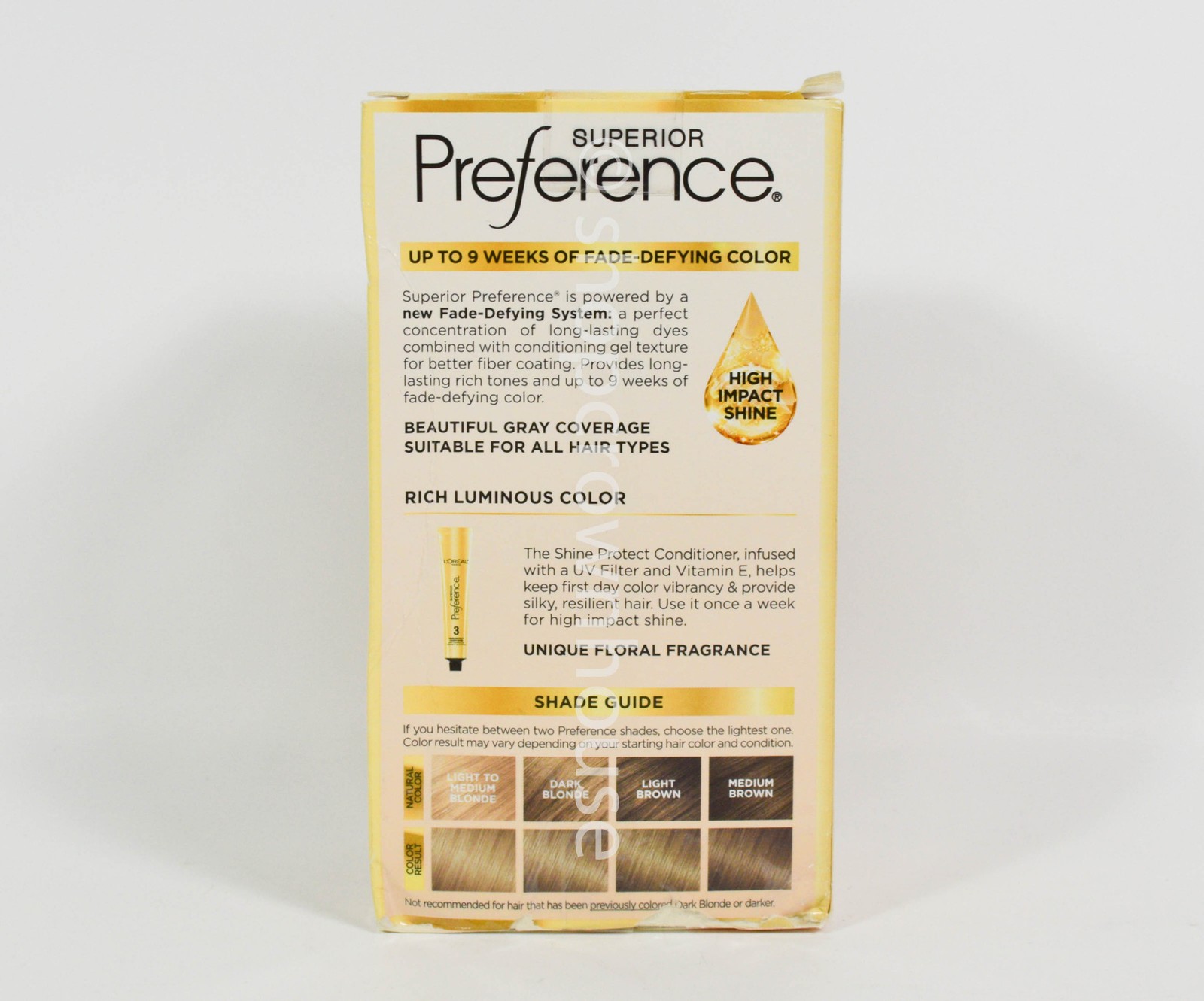 Loreal Superior Preference Hair Color #7 1/2A Medium Ash Blonde - new & improved