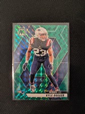 2025 Panini Mosaic #49 Kyle Dugger Green Mosaic Prizm New England Patriots