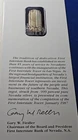 A First Interstate Bank of Nevada 1 Ozt 999 Fine Silver Bar In OG Pkg. Color!!