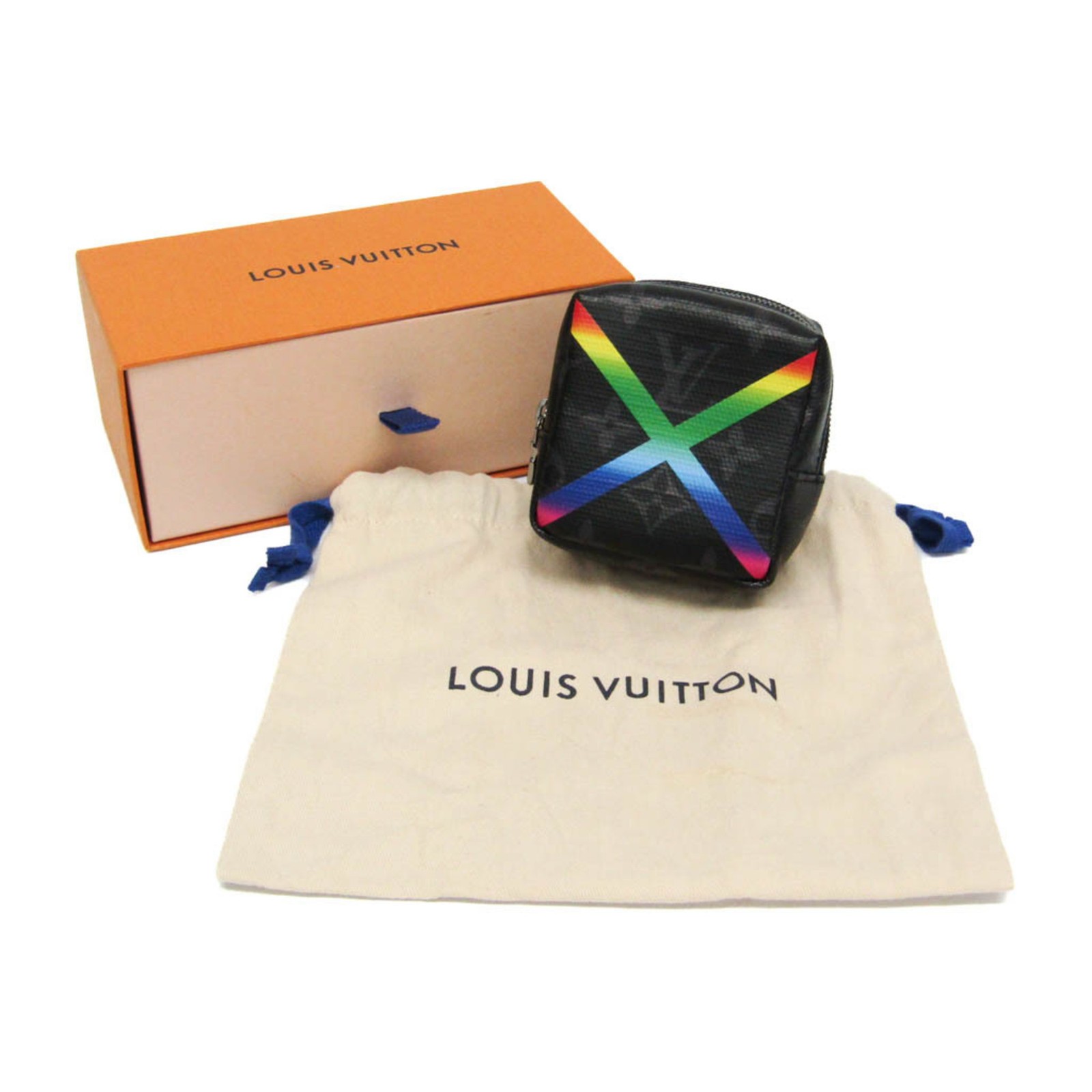 Louis Vuitton Monogram Eclipse Square Pouch Monog… - image 2