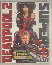 NEW SEALED Deadpool 2 Super Duper Cut 2-Disc Blu-Ray Movie Ryan Reynolds N1913