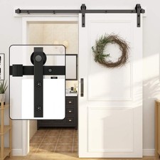 Schiebetürset 183cm Schiebetürsystem für Holz- und Innentüren, leise, robust