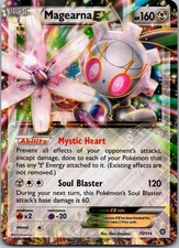 Magearna EX Ultra Rare XY - Steam Siege 75/114 LP