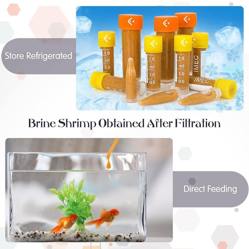 3Pcs Shrimp Net Aquarium Filter Sieve 100 200 400 Mesh Fish Fry Eggs Hatchery - Picture 9 of 14