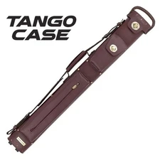 TANGO TAAM22 Burgundy 2 Bats 2 Shafts Genuine Leather Cue Case 2B/2S