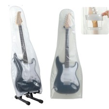 Guitar dust Cover wall mount Transparent Guitar Dust Cover PVC Frosted Fits A...