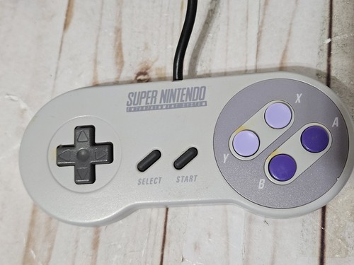 Super Nintendo SNES Console SNS-001 With Controller And Power Cable Tested READ - Picture 15 of 18
