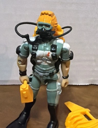 Vintage 1986 G.I. JOE ARAH V1 Wet Suit Complete w/ Accessories Original Nm *16