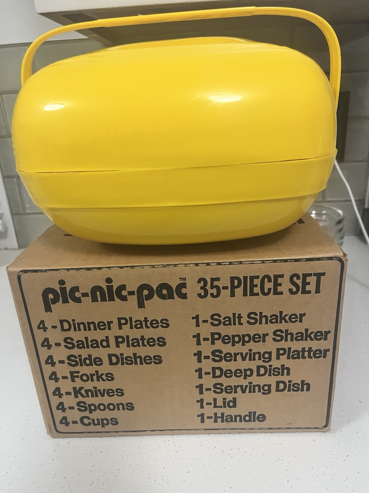 Pic-Nic-Pac By Landmark Designs Picnic Set Vintage NOS