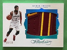 2015 16 Panini Flawless Kyrie Irving Jumbo Patch 9/10