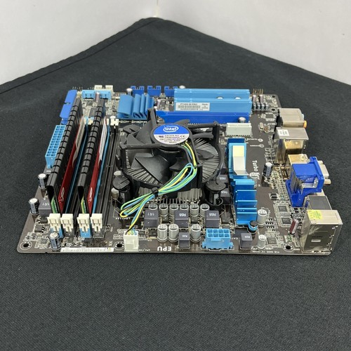 MOTHERBOARD/CPU/RAM COMBO: ASUS P7H55-M PRO LGA 1156 + Intel i5 760 + 8GB DDR3 - Afbeelding 5 van 8