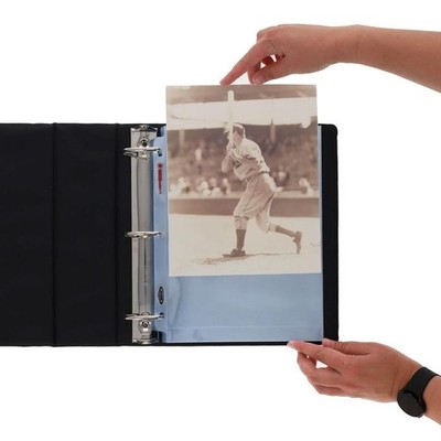 50 BCW LaserWeld 1 Pocket 8x10 Photo Pages Acid Free No PVC For 3 Ring Binders