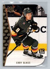 2019-20 Upper Deck Series 2 Hockey Cody Glass Rookie Tribute Diecut