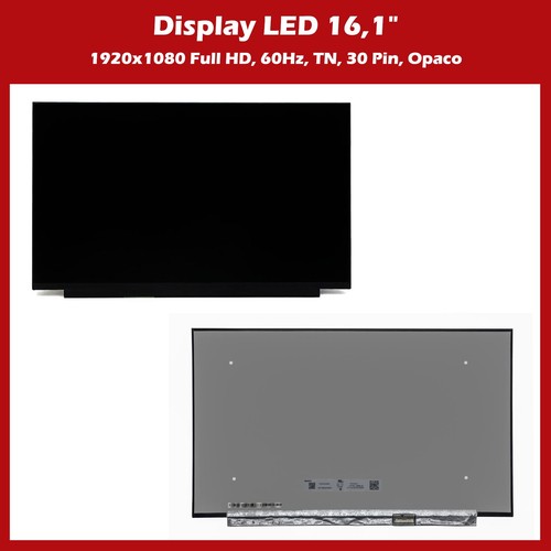 Display LED 16,1" (1920x1080) FHD (NO BRACKET) 30 Pin DX HP 16-A 16-A0021NL - Photo 4/6
