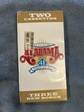 New Sealed Alabama For The Record 41 Number 1 Hits Cassette 1  2 Country 1998