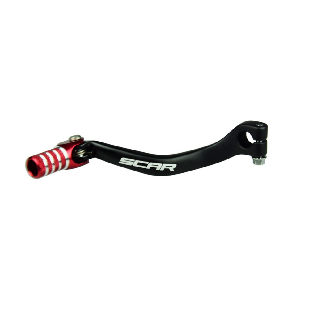 Free Shipping Scar Black Shift Pedal/Red Tip For Motorcycle Parts
