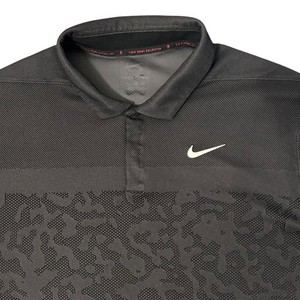 Nike Tiger Woods Collection Dri-FIT ADV Golf Polo Shirt Mens XL Black DR5327-010