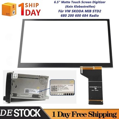 6.5in MIB STD2 Discover Media TOUCH SCREEN DIGITIZER GLAS ERSATZ für VW Display