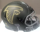 Bijan Robinson Signed Atlanta Falcons Salute To Service Speed Mini Helmet BSA