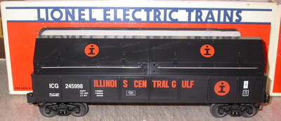 Lionel 6-17404 ILLINOIS CENTRAL GULF STANDARD O GONDOLA COIL CAR Complete in Box